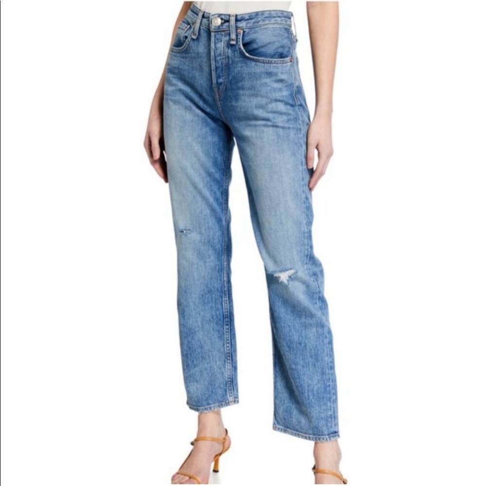 NWT Rag & Bone Maya High Rise Ankle Straight 25